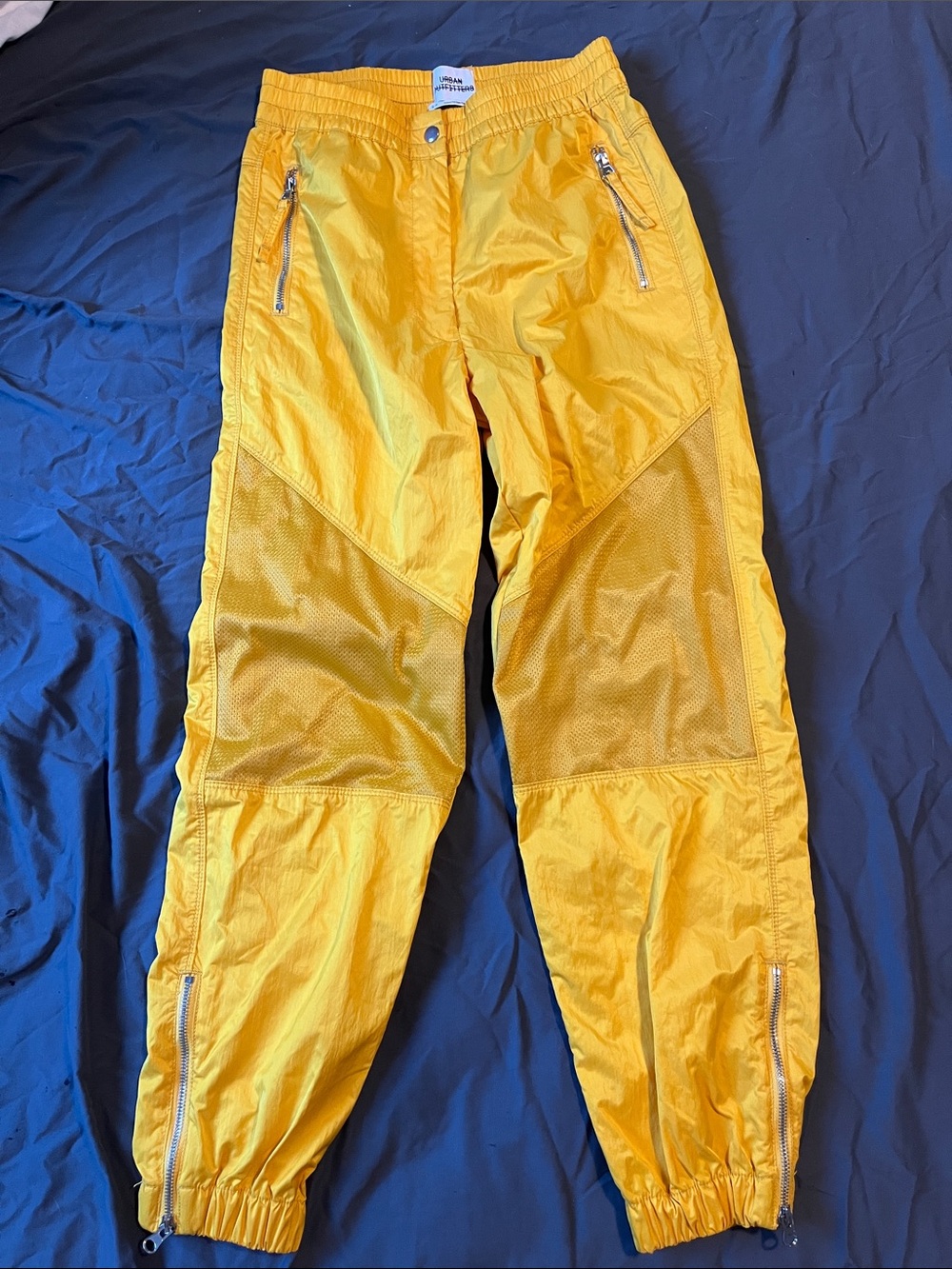 Urban Outfitters Yellow Drawstring Track Pants
